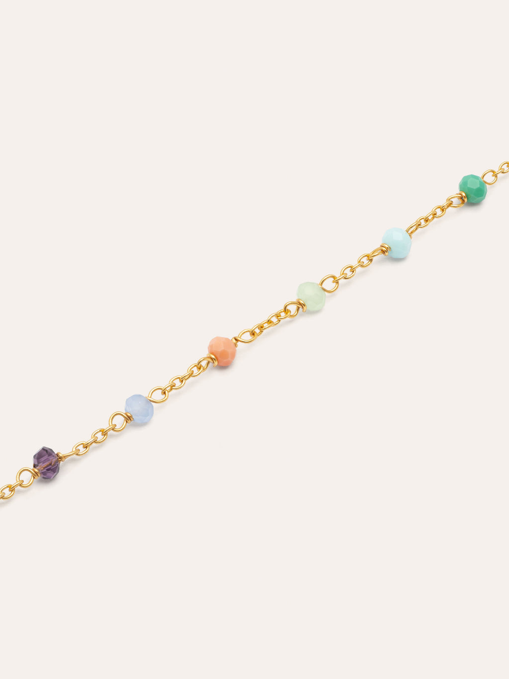 Pulsera Crystals gyal Colors Plata Baño Oro
