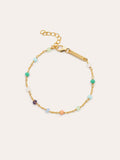 Pulsera Crystals gyal Colors Plata Baño Oro