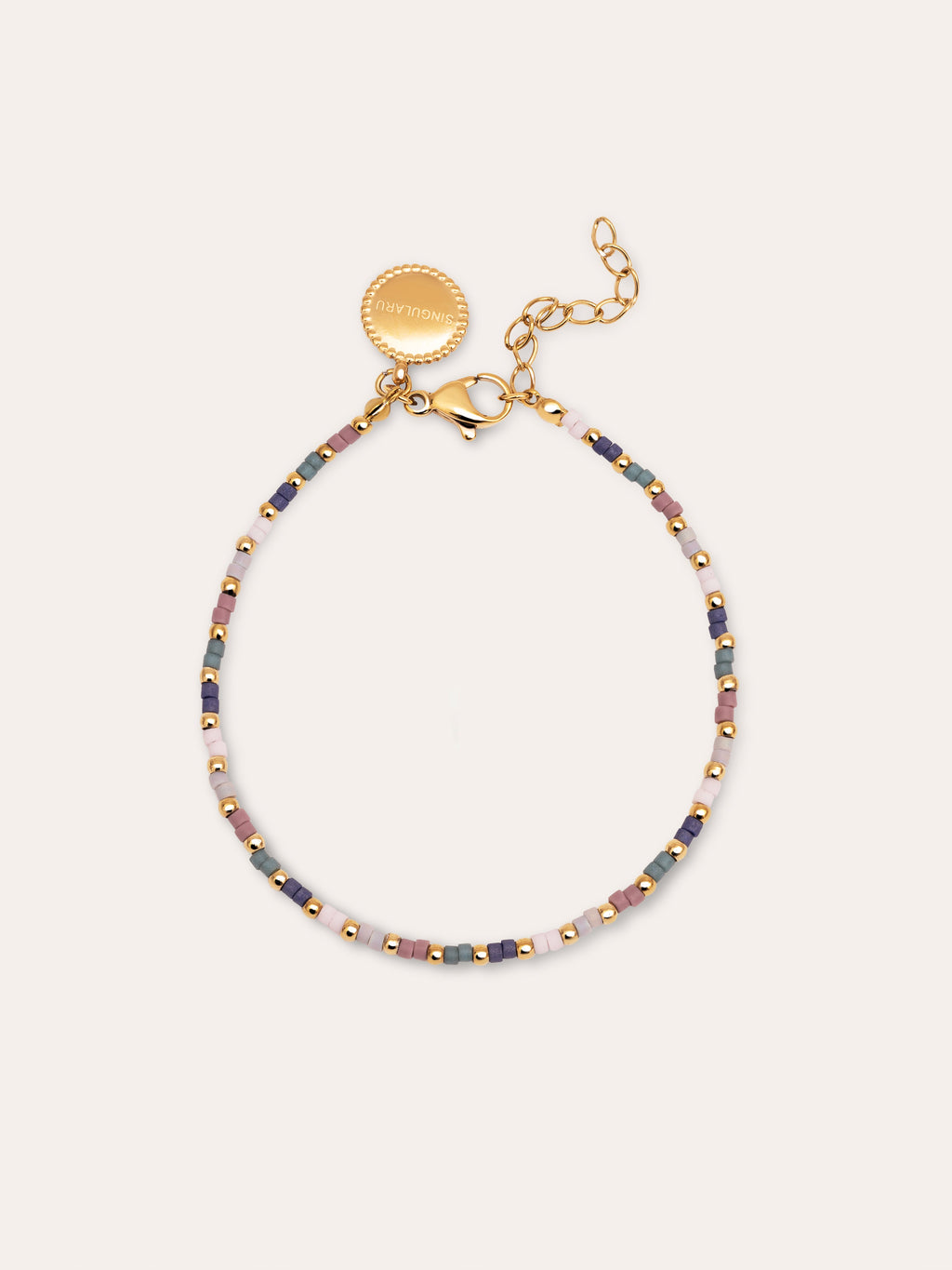 Pulsera dark Colors Acero Baño Oro