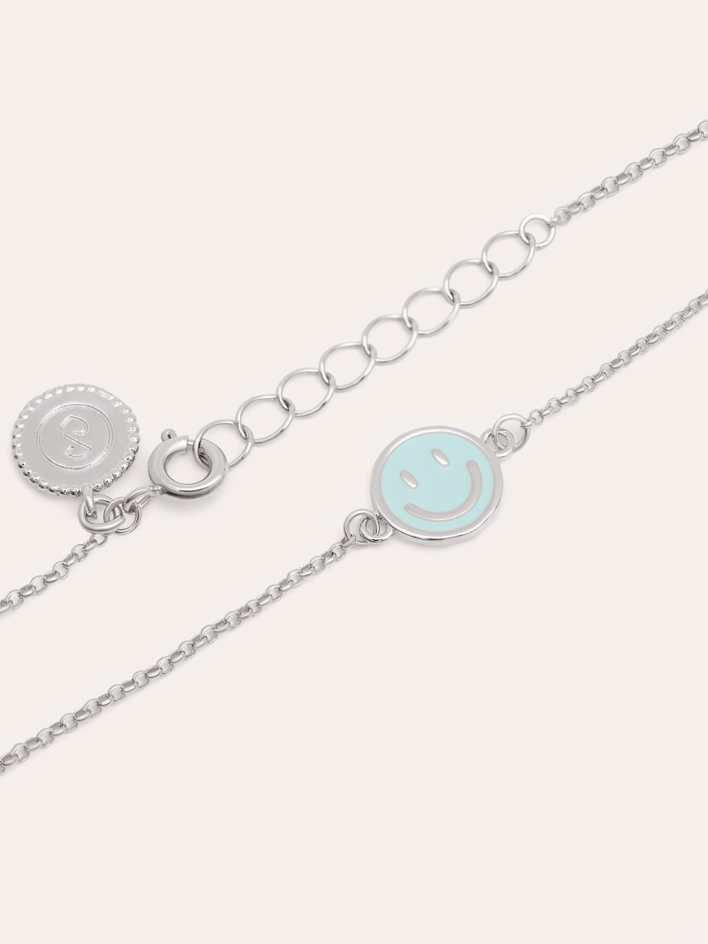 Pulsera Smiley Face Enamel