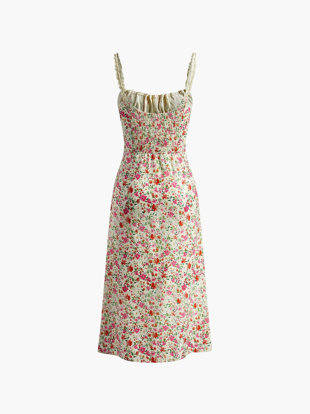 Irene | Vestido Midi Estampado Floral Mujer Tirantes