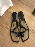 Lola | Chanclas Planas Dedo Mujer Tiras Cruzadas