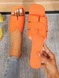Sofía | Sandalias Planas de Verano Mujer Tiras Anchas