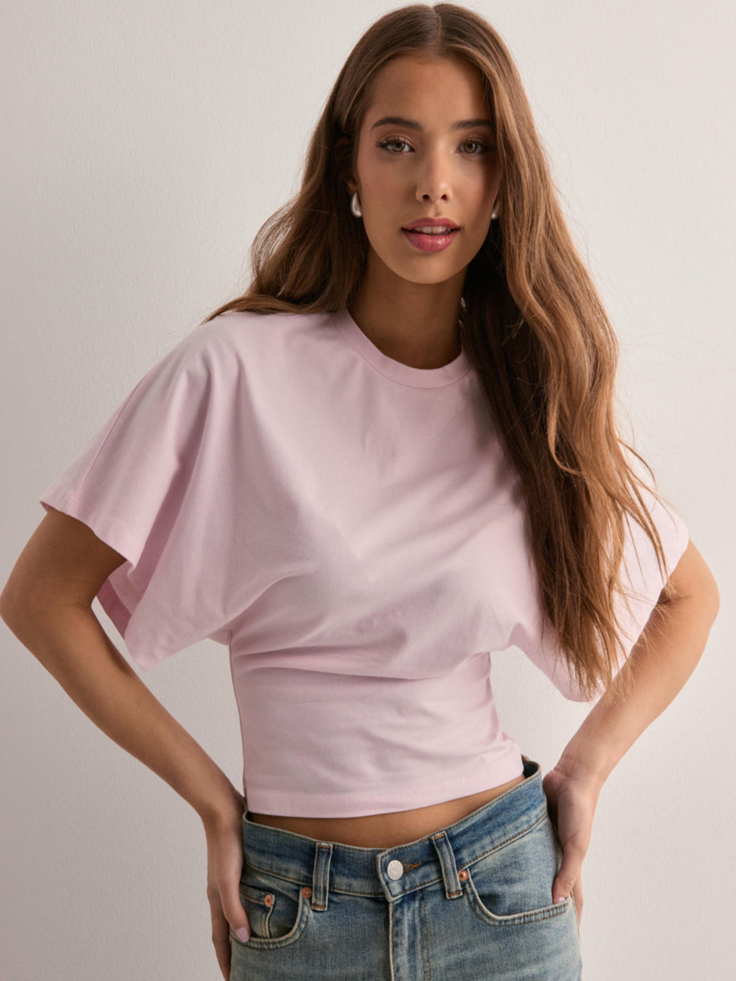 Sofía | Top Oversized de Manga Ancha Mujer Cintura Ajustada