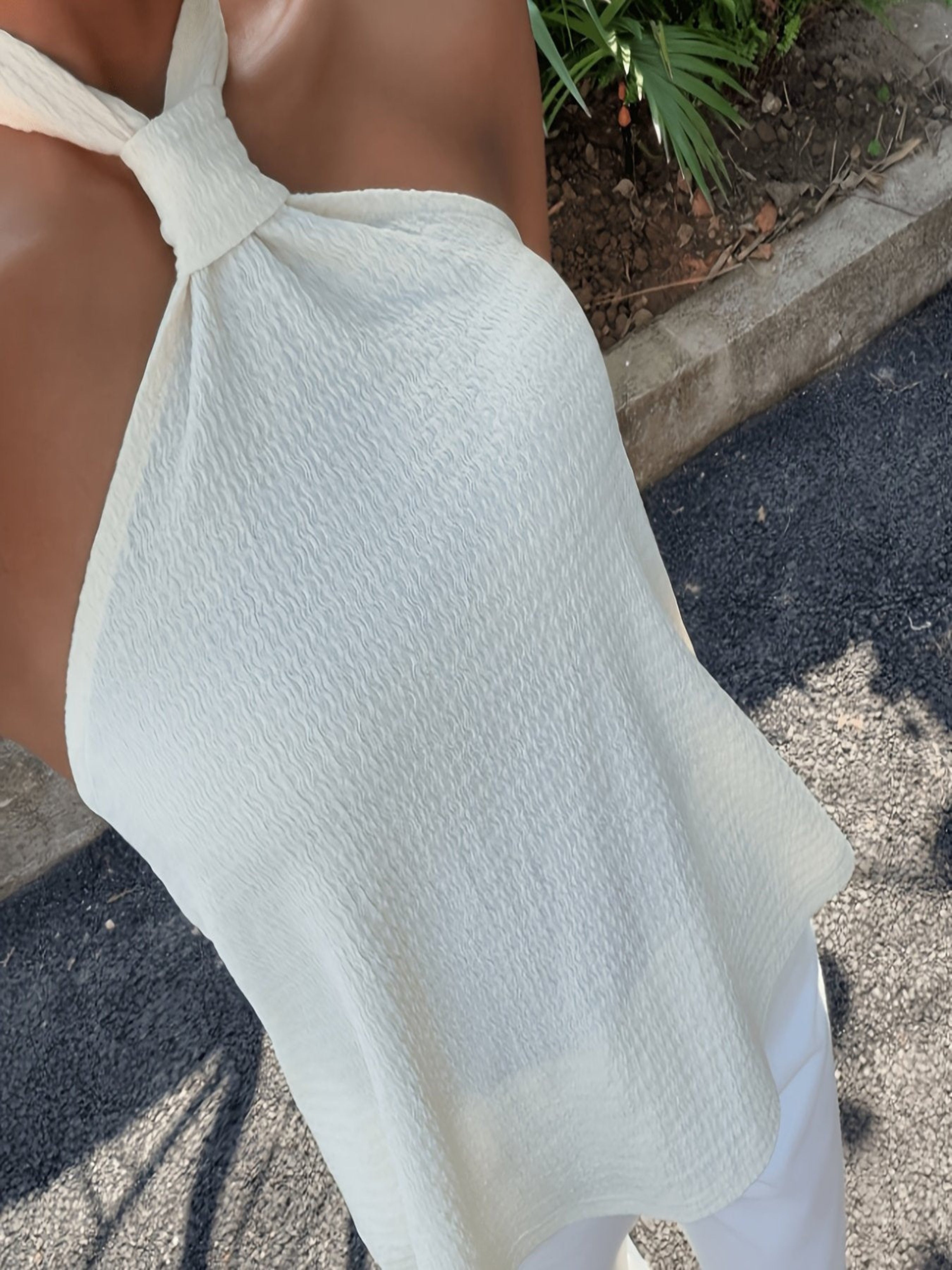 Ana | Top Halter con Espalda Descubierta Mujer Sin Mangas