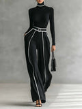 Vega | Conjunto Pantalón Palazzo de Cintura Alta Mujer Cinturón